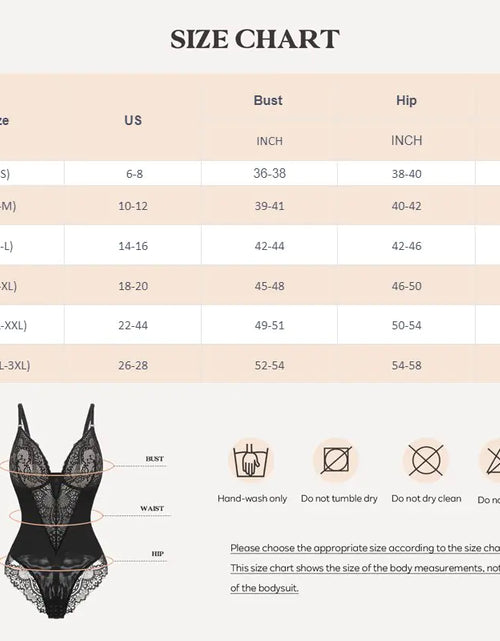 Load image into Gallery viewer, Lace Shapewear Bodysuit
